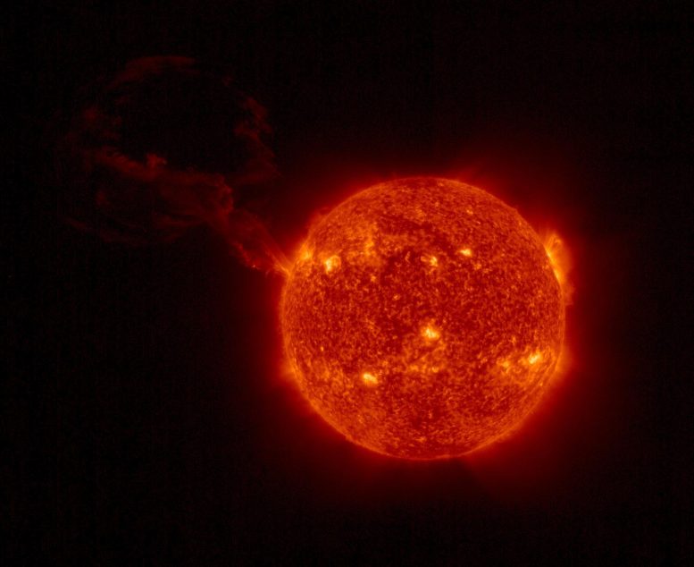 Solar Orbiter legt de gigantische zonne-explosie vast
