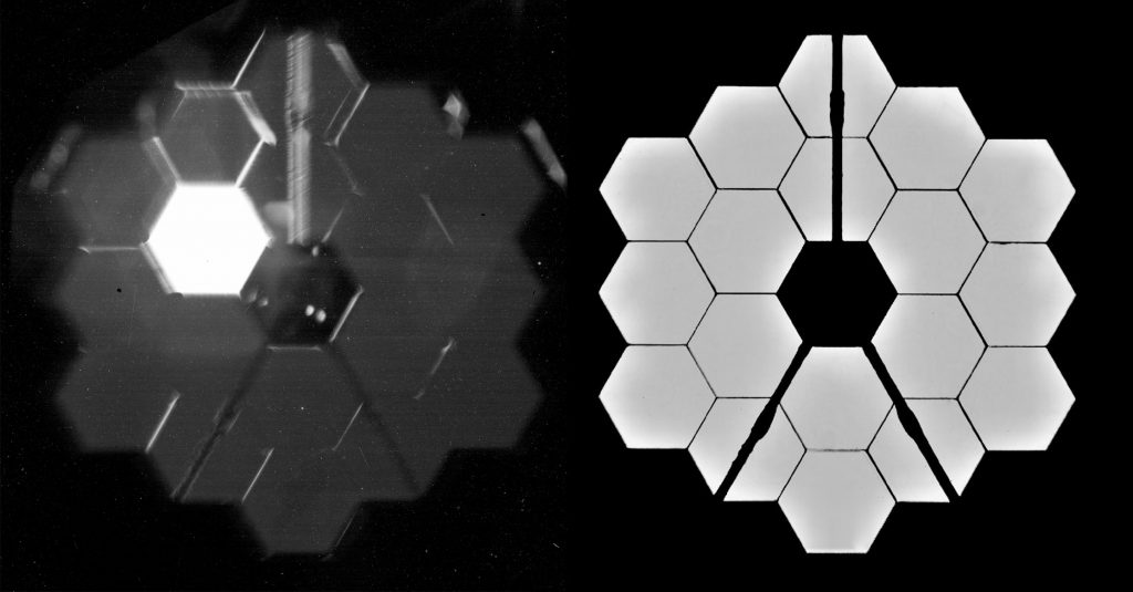 NASA's James Webb Space Telescope-spiegel overtreft de verwachtingen terwijl de uitlijning doorgaat