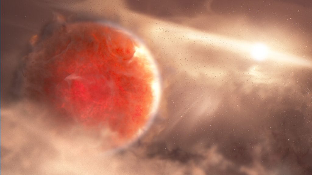 Hubble ontdekt een protoplaneet die modellen van planeetvorming zou kunnen omverwerpen