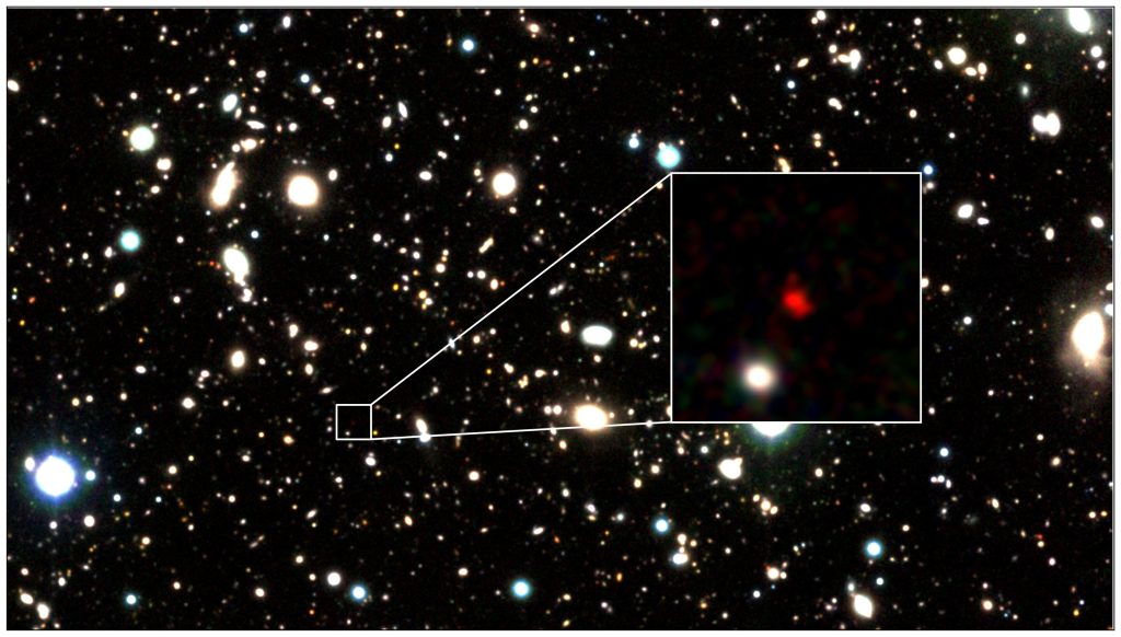 Wetenschappers hebben het verste sterrenstelsel ooit ontdekt
