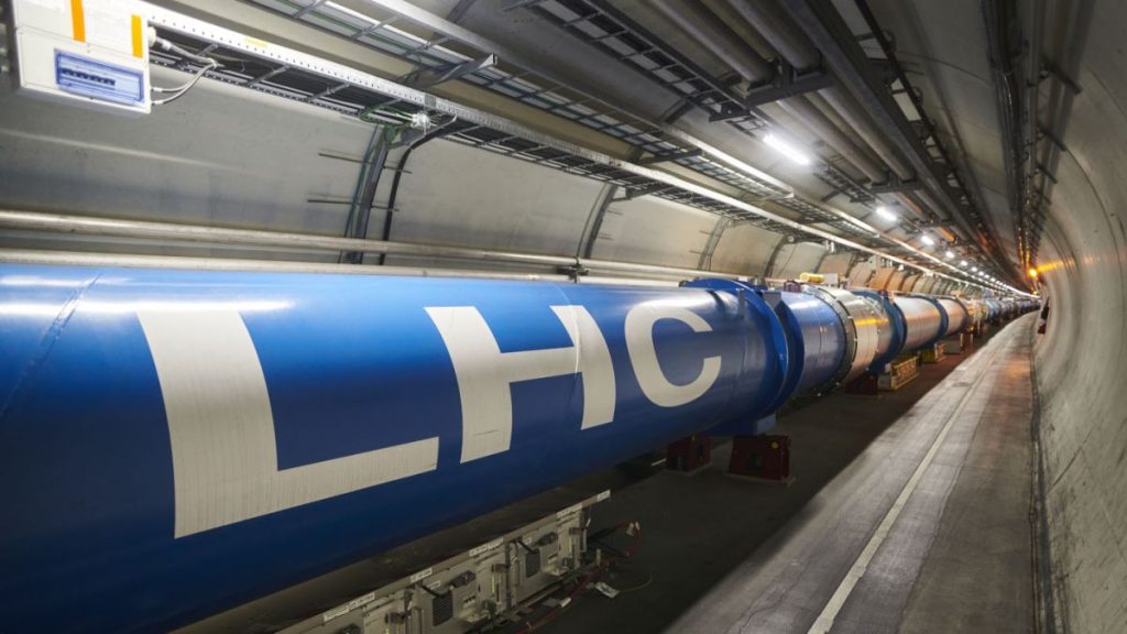 De Large Hadron Collider breekt het wereldrecord voor de versnelling van protonen