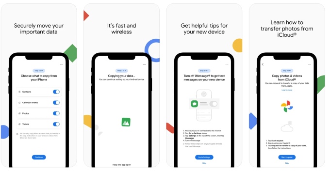 Google незаметно запустил приложение Switch to Android для iOS
