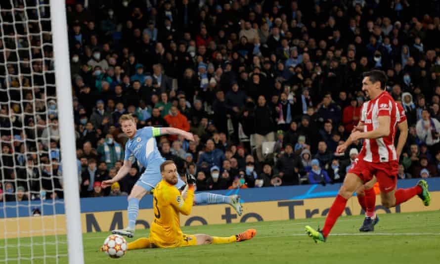 Kevin De Bruyne van Manchester City opende de score.