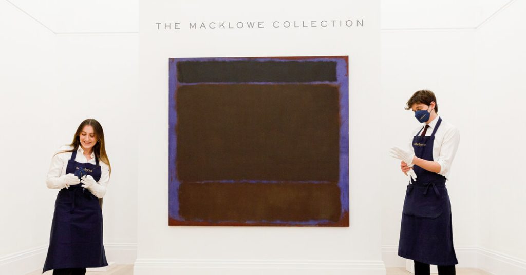 Macklowe Collection overtreft $ 922 miljoen op veiling