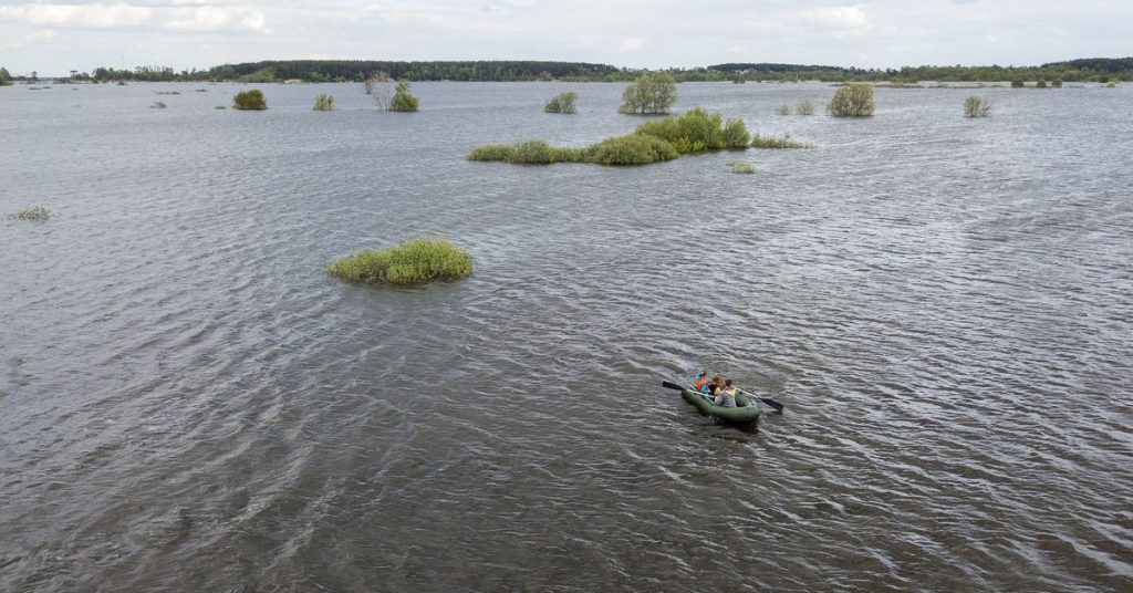 Overstroming redt Oekraïens dorp van Russische bezetting