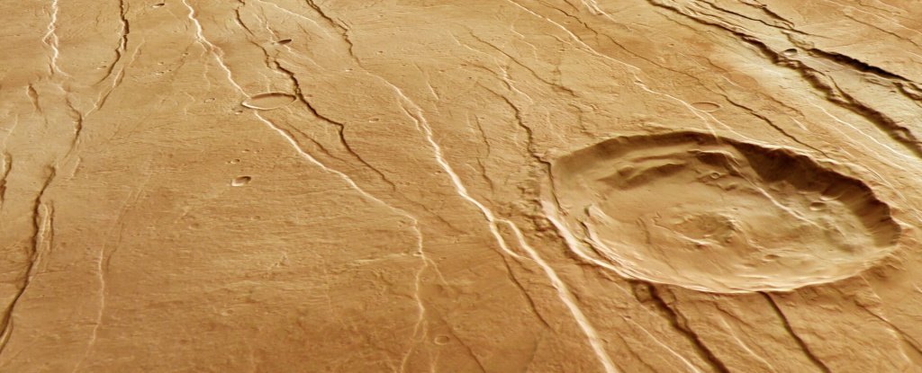 Verbluffende nieuwe afbeeldingen tonen gigantische 'klauwsporen' op Mars