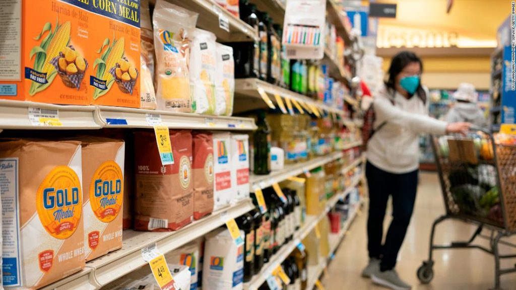 Amerikaanse consumenten hebben te maken met prijsstijgingen met dubbele cijfers in de supermarkt