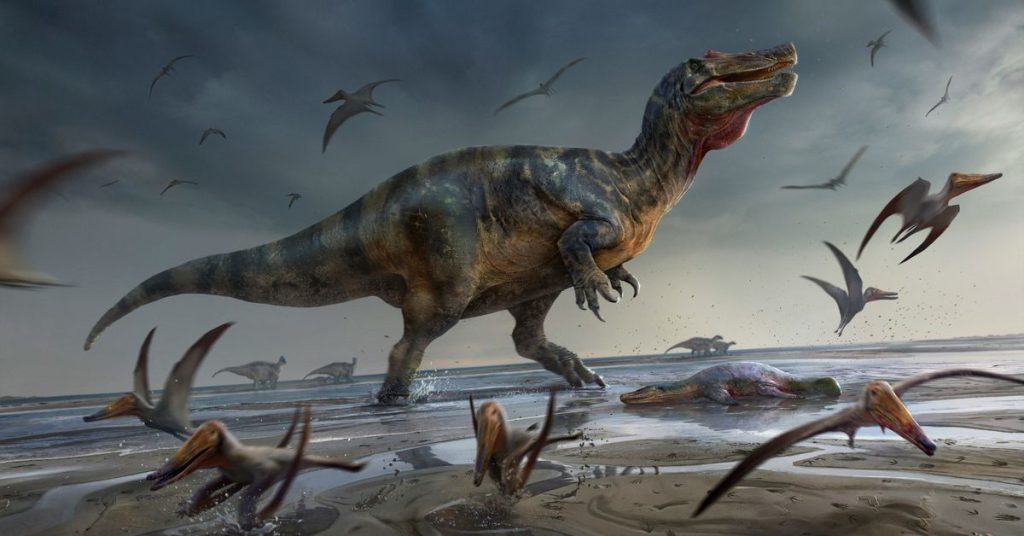De grootste vleesetende dinosaurus van Europa werd gevonden op het Isle of Wight