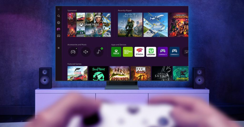 Samsung gaming-tv-hub wordt gelanceerd met streaming Xbox, Stadia en GeForce Now