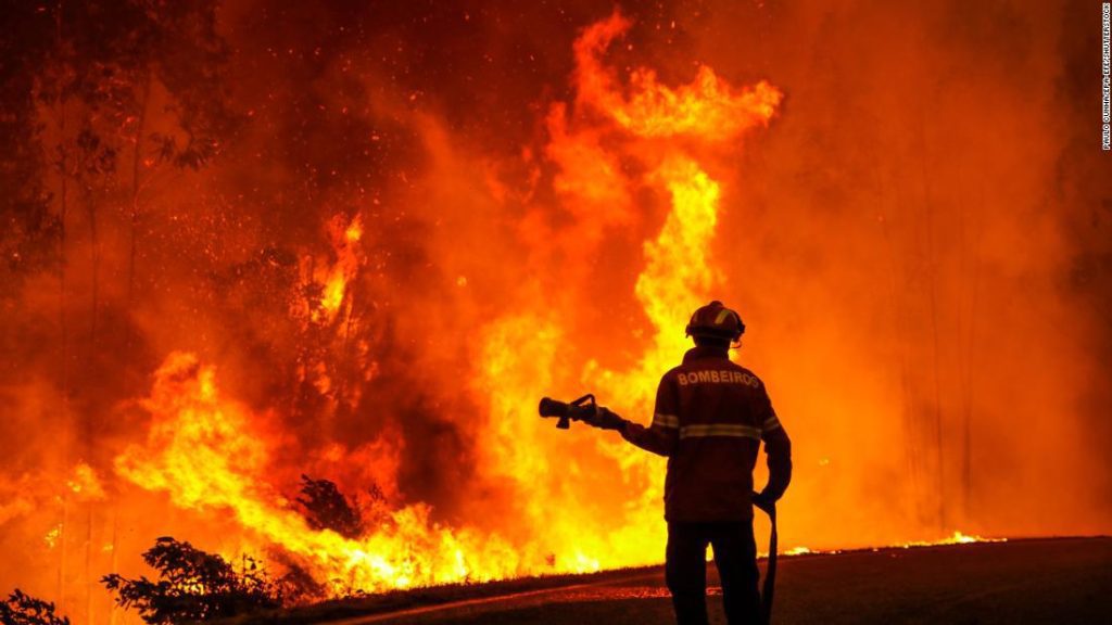 Bosbranden woeden in Frankrijk en Spanje tijdens een hittegolf, terwijl het VK de heetste dag ooit tegemoet gaat