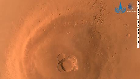La sonda cinese Marte ha fotografato l'intero Pianeta Rosso