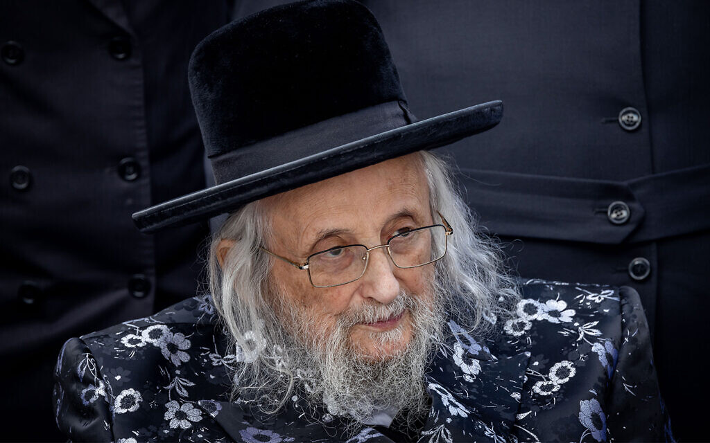 Rabbi Yitzgok Tuvia Weiss, prominente militante leider van de harde lijn, sterft op 95