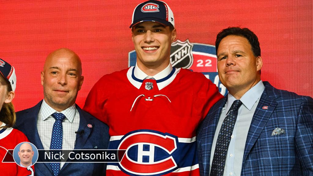 Canadezen, Slavkovsky hebben een onvergetelijke nacht in Draft
