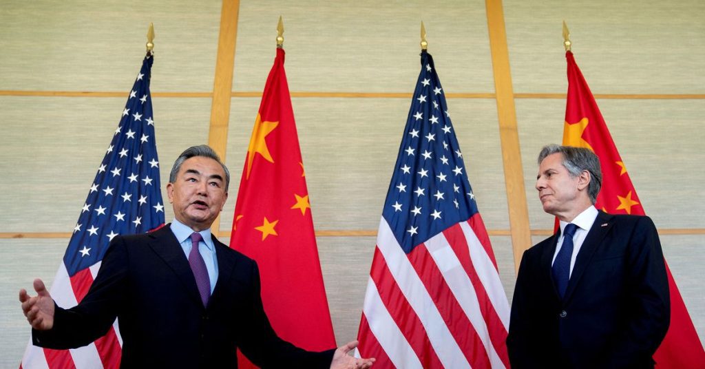 De ministers van Buitenlandse Zaken van de Verenigde Staten en China houden hun eerste persoonlijke gesprekken sinds oktober