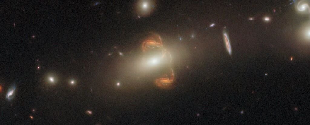 Verbluffende Hubble-afbeelding onthult vreemde 'spiegel' van melkweg