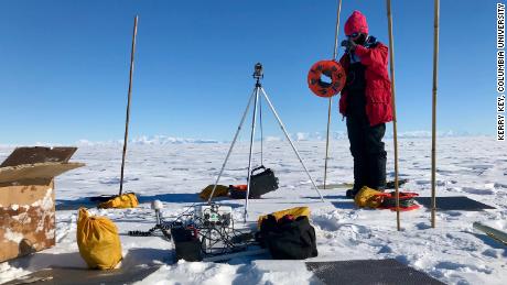 Voor het eerst een enorme hoeveelheid water gevonden onder de ijskap op Antarctica