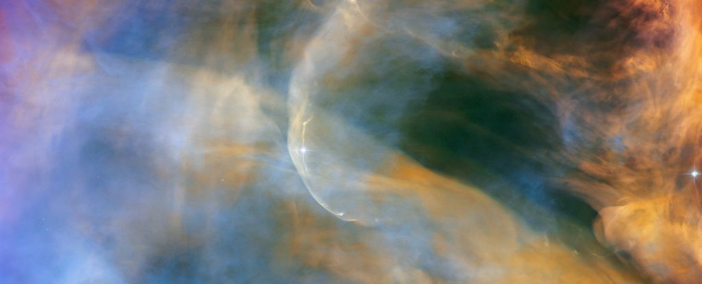 Hubble's close-up van de Orionnevel ziet eruit als een surrealistische droomscène: ScienceAlert