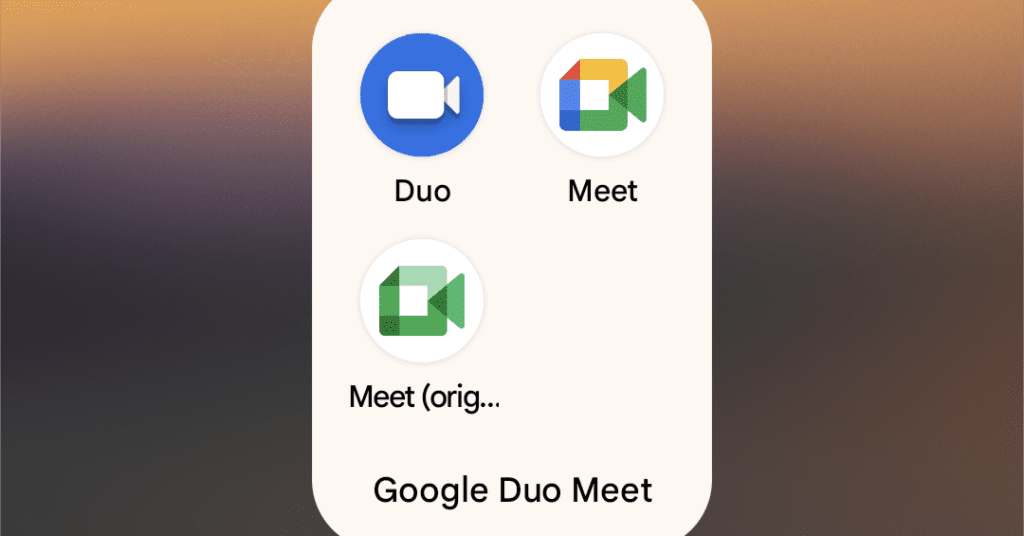 Google Duo teruggebracht (soort van) omdat de overgang naar Meet te verwarrend is
