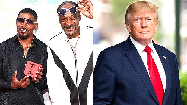 Donald Trump, Snoop Dogg en Jamie Foxx