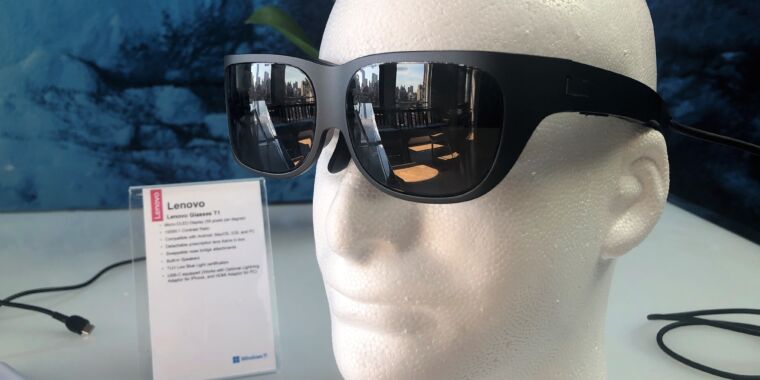 Lenovo kondigt AR-bril voor consumenten aan die iPhones kan verbinden
