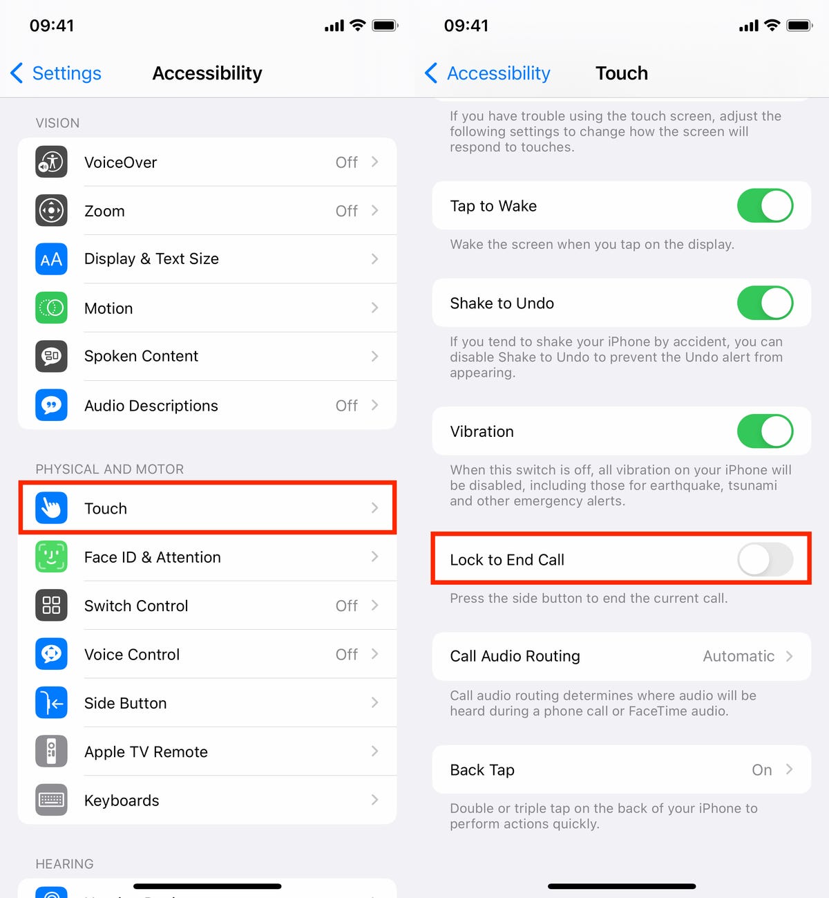 Lock instellen om gesprek te beëindigen op iOS 16