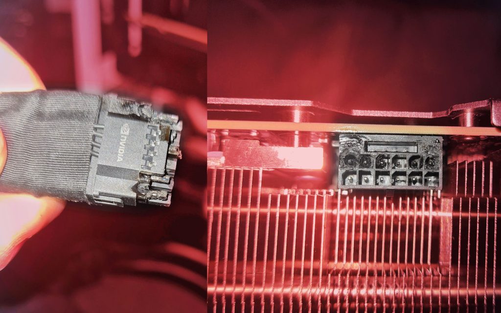 Vroege gebruikers meldden NVIDIA RTX 4090 GPU's met 16-pins smeltende stroomconnectoren
