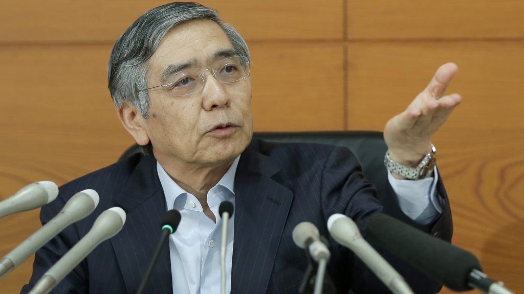 De Bank of Japan houdt vast aan haar pessimistische houding terwijl de rest van de wereld grote bezoeken brengt
