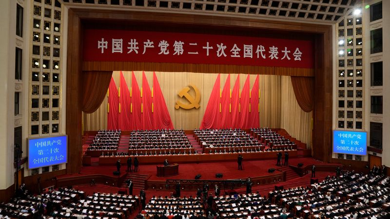 Het BBP van China en andere belangrijke economische gegevens vertraagd tijdens het congres van de communistische partij in 2022