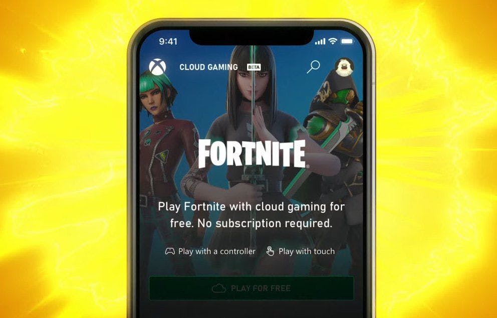 Fortnite arriveerde eerder dit jaar op Xbox Cloud Gaming.