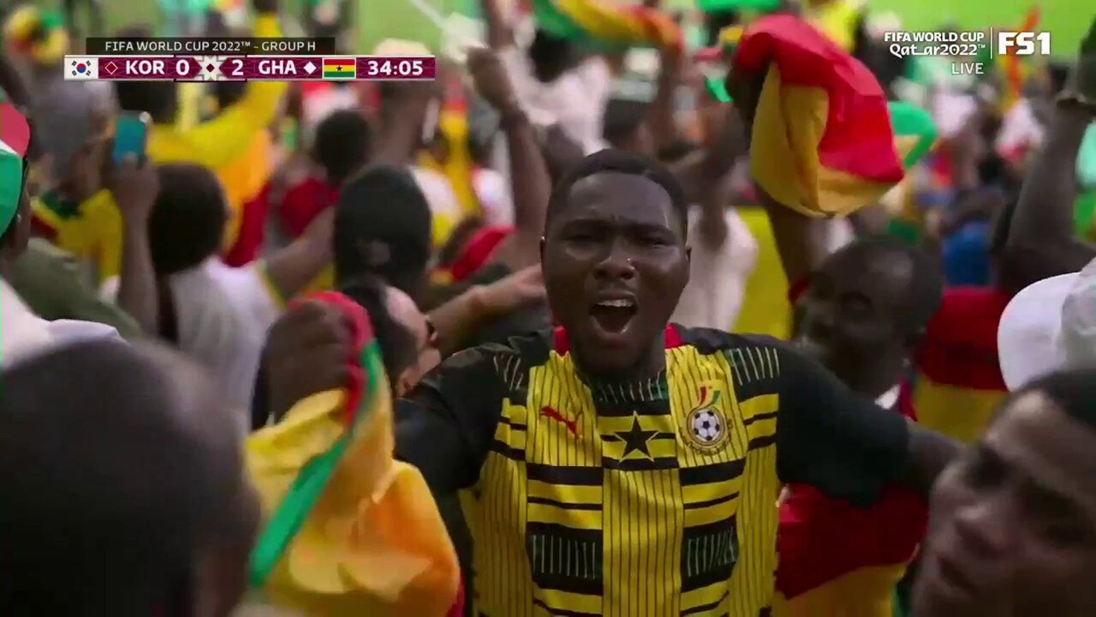 De Ghanees Mohamed Kudus scoort in 34 minuten een doelpunt tegen de Republiek Korea |  WK 2022