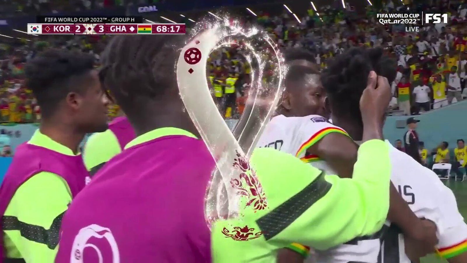De Ghanees Mohamed Kudus scoort in 68 minuten een doelpunt tegen de Republiek Korea |  WK 2022