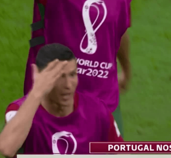 Volgens Portugese rapporten scoorde Ronaldo na de wedstrijd nog steeds