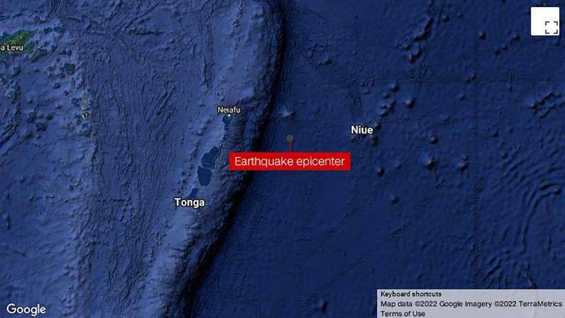 Tonga: Tsunami-waarschuwingsniveau verlaagd na grote aardbeving