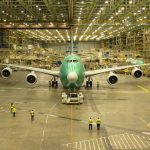 De laatste 747 jumbo rolde van de lopende band van Boeing